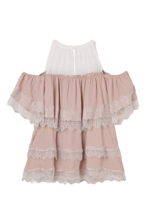 [Ships in late August] Marilou Lace Tiered Top