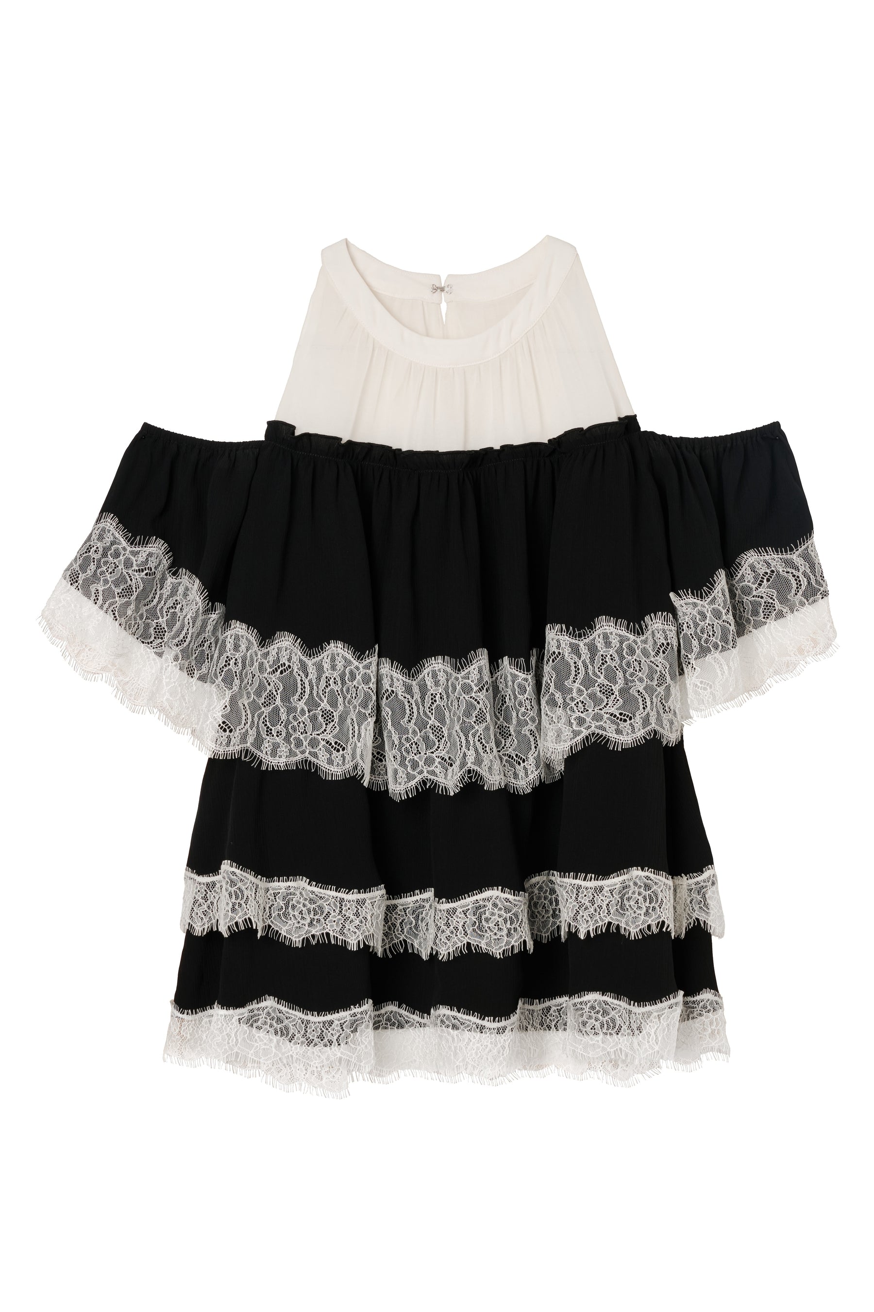 [Ships in late August] Marilou Lace Tiered Top