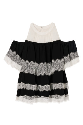[Ships in late August] Marilou Lace Tiered Top