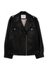 Faux Leather Zip Jacket
