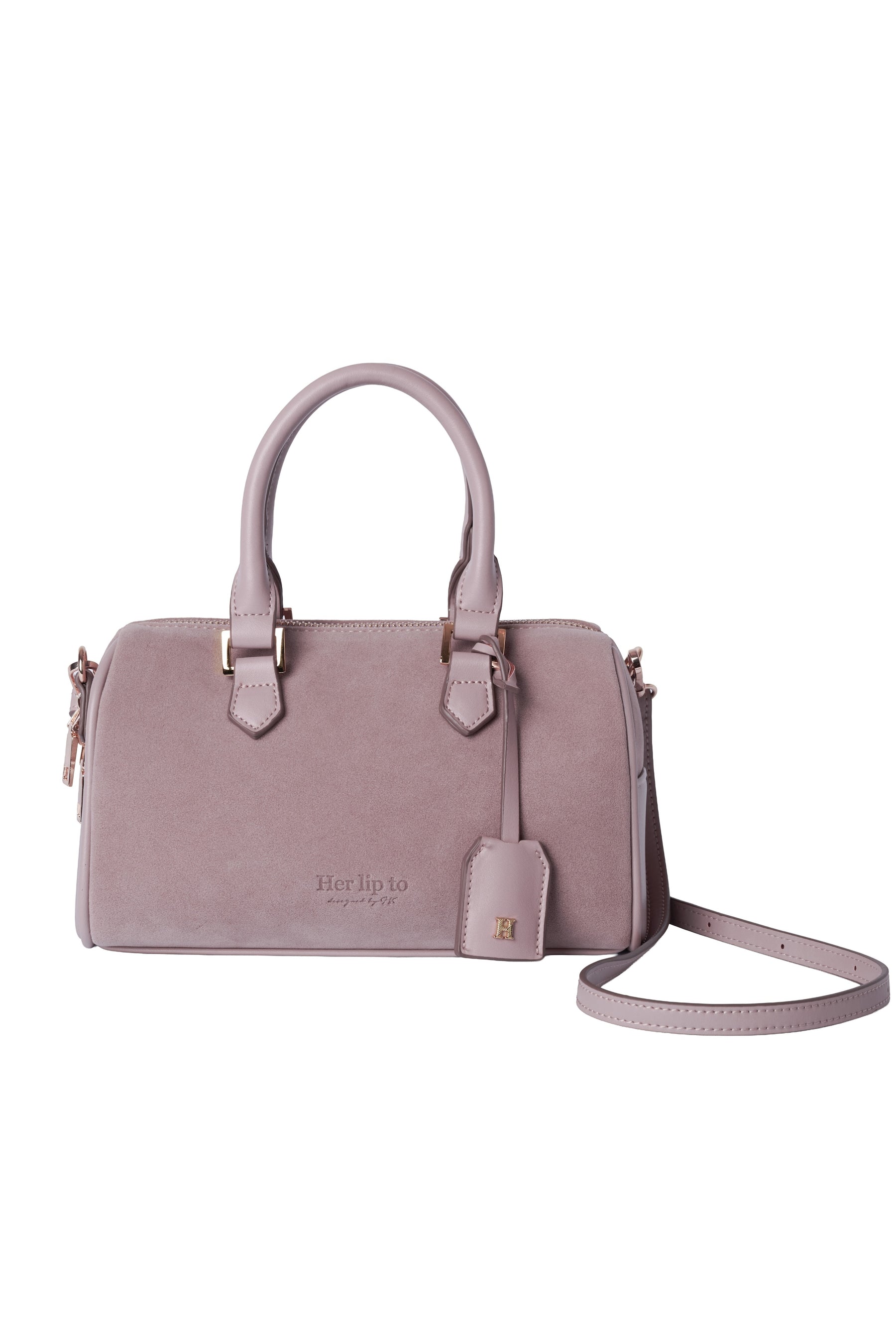【新色】Suede Mini Boston Bag