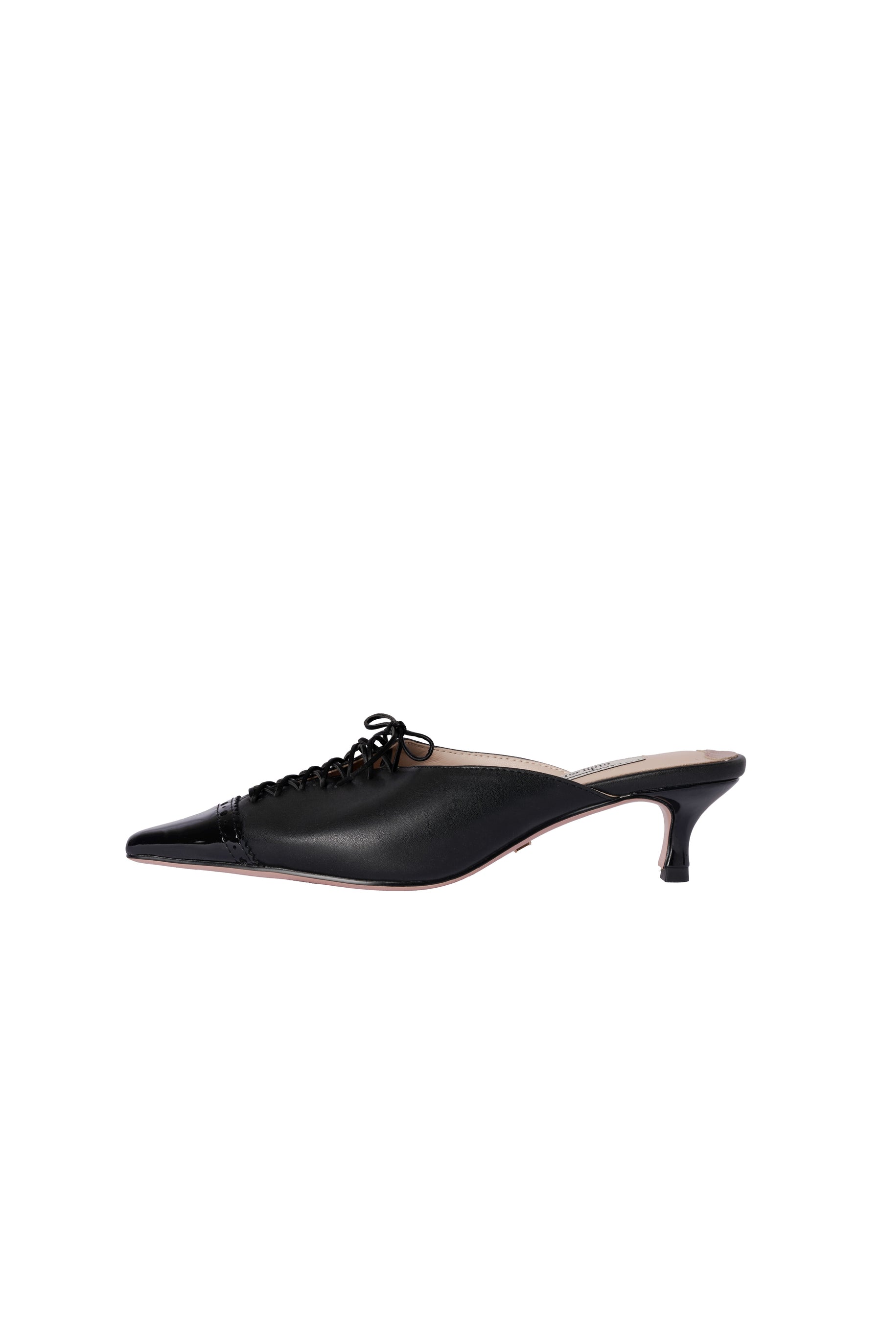 Lace-Up Medallion Mules