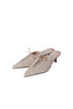 Lace-Up Medallion Mules
