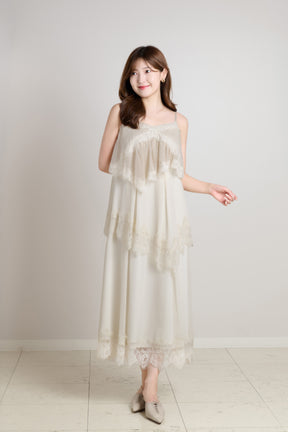 Isadora Lace Tiered Camisole Dress