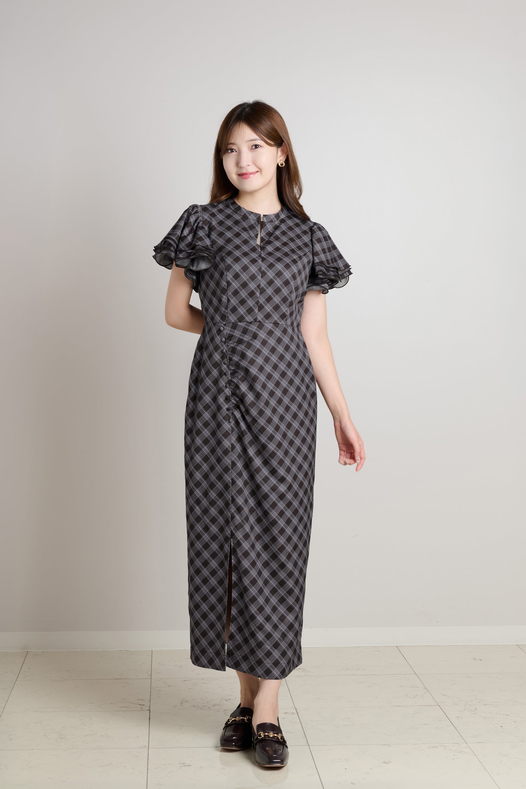 Elisa Check Dress