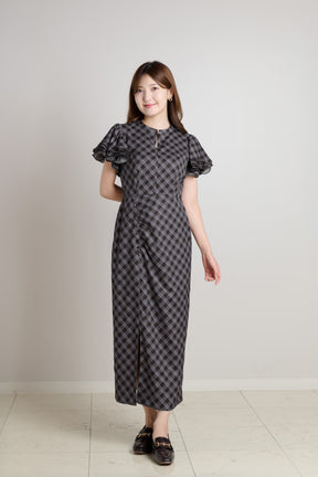 Elisa Check Dress