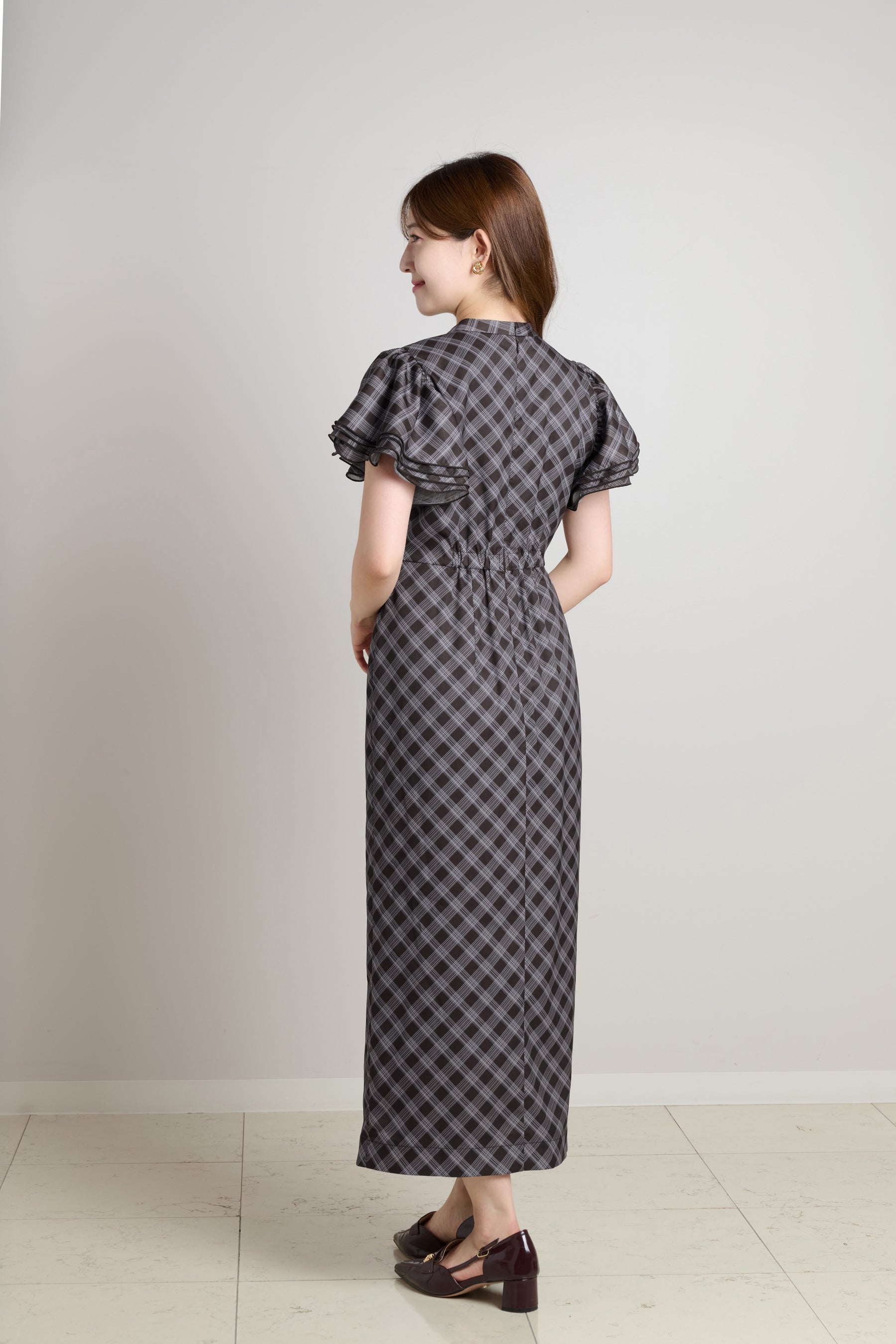 Elisa Check Dress