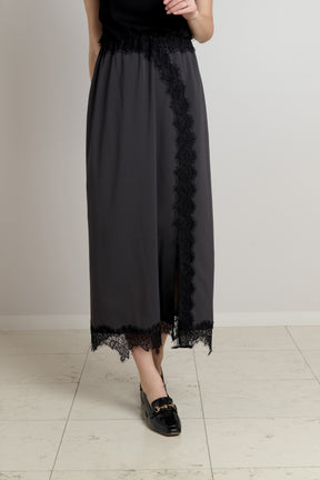 Claudia Lace Trim Skirt