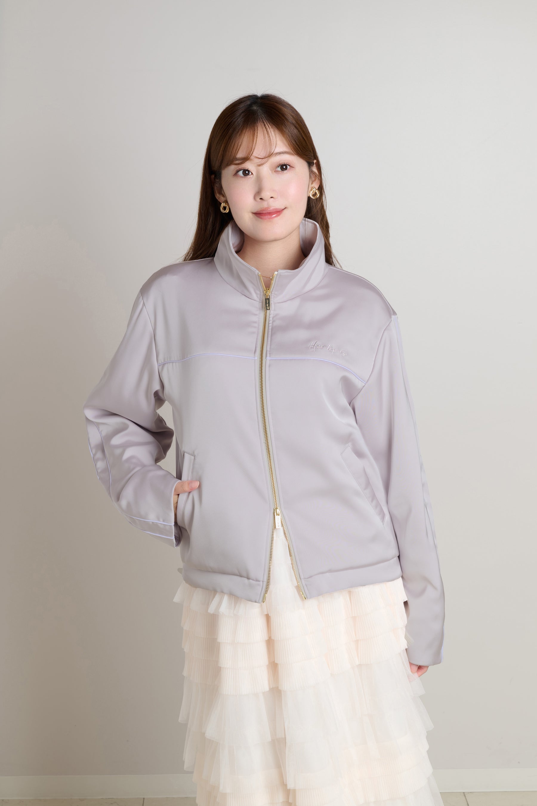 [Ships in late August] Satin Track Jacket