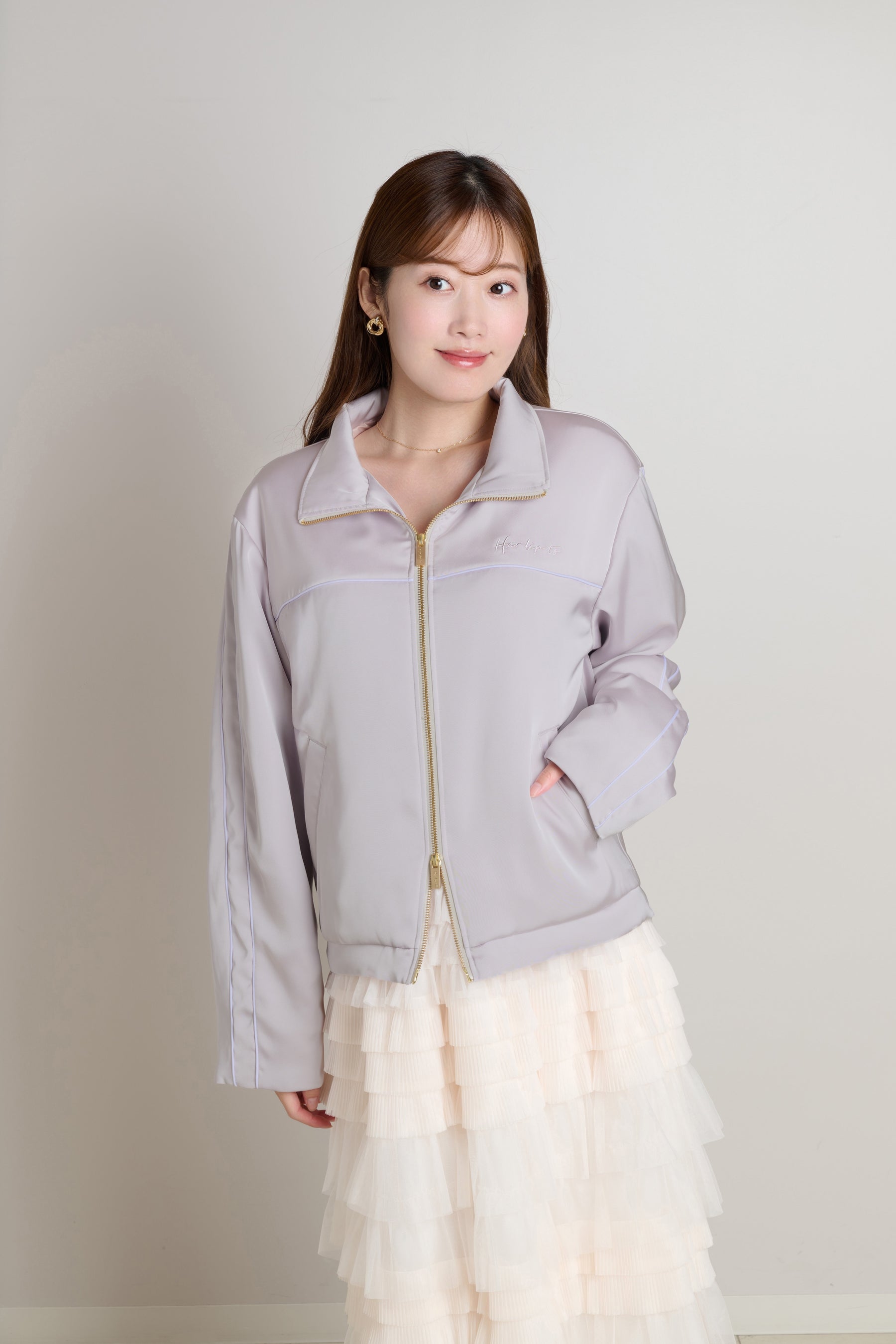 [Ships in late August] Satin Track Jacket