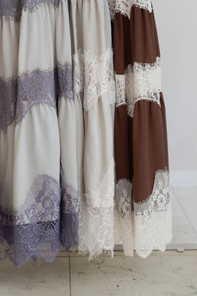 【新色】Isa Tiered Lace Cami Dress