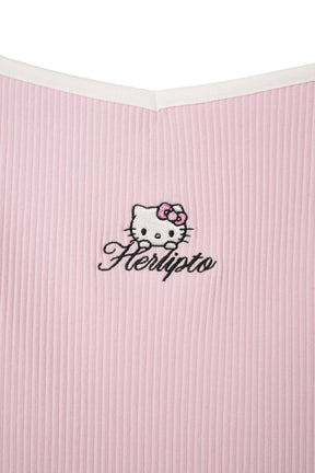 HLT x Hello Kitty Embroidered Camisole