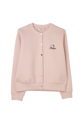 HLT×Hello Kitty Gold Button Cardigan