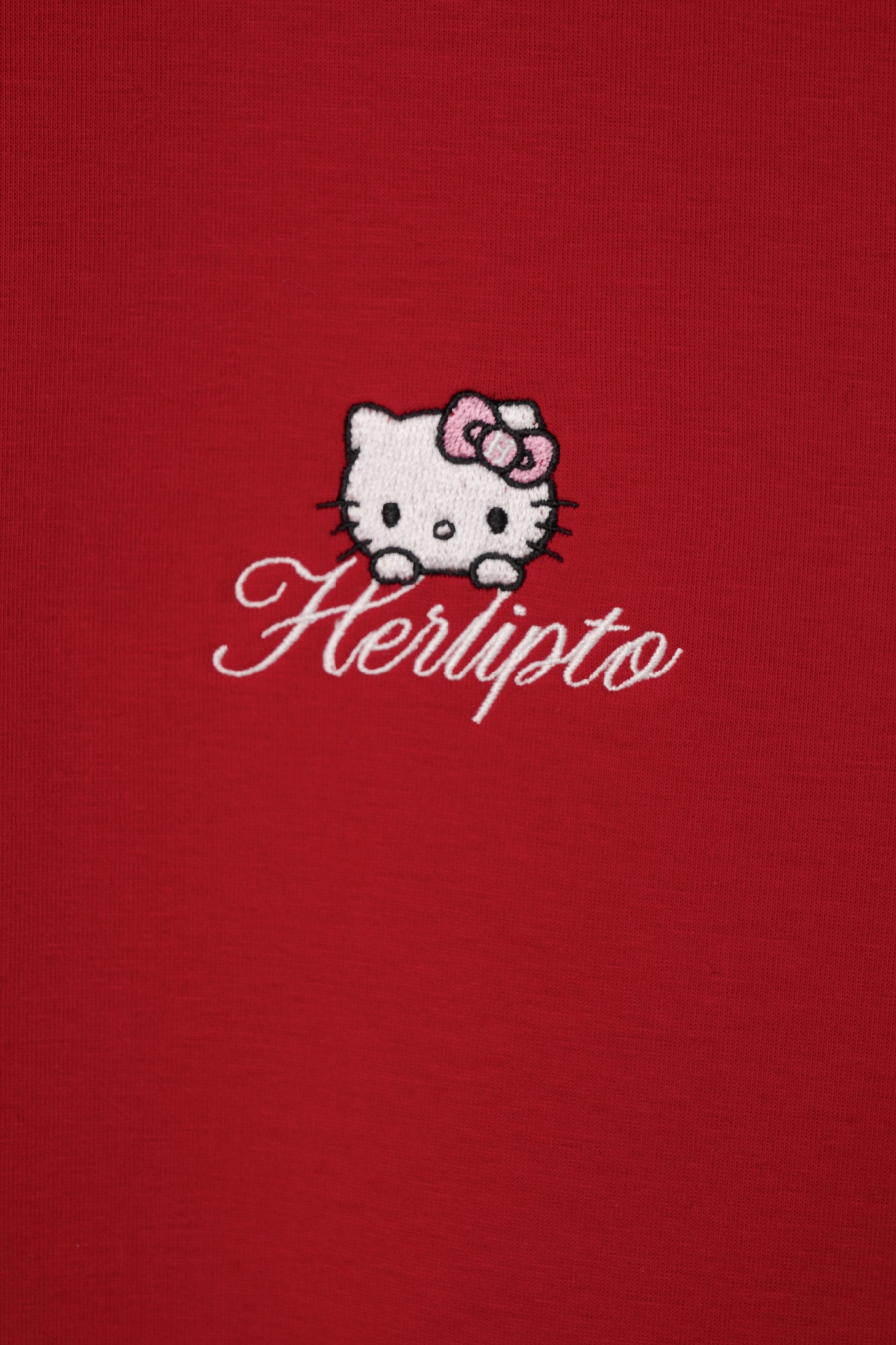 HLT×Hello Kitty Gold Button Cardigan