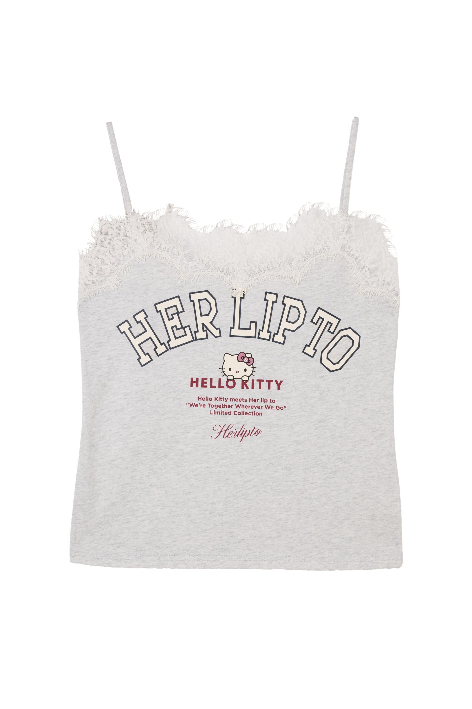 HLT x Hello Kitty Lace-Trim Camisole