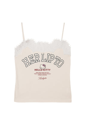 HLT x Hello Kitty Lace-Trim Camisole