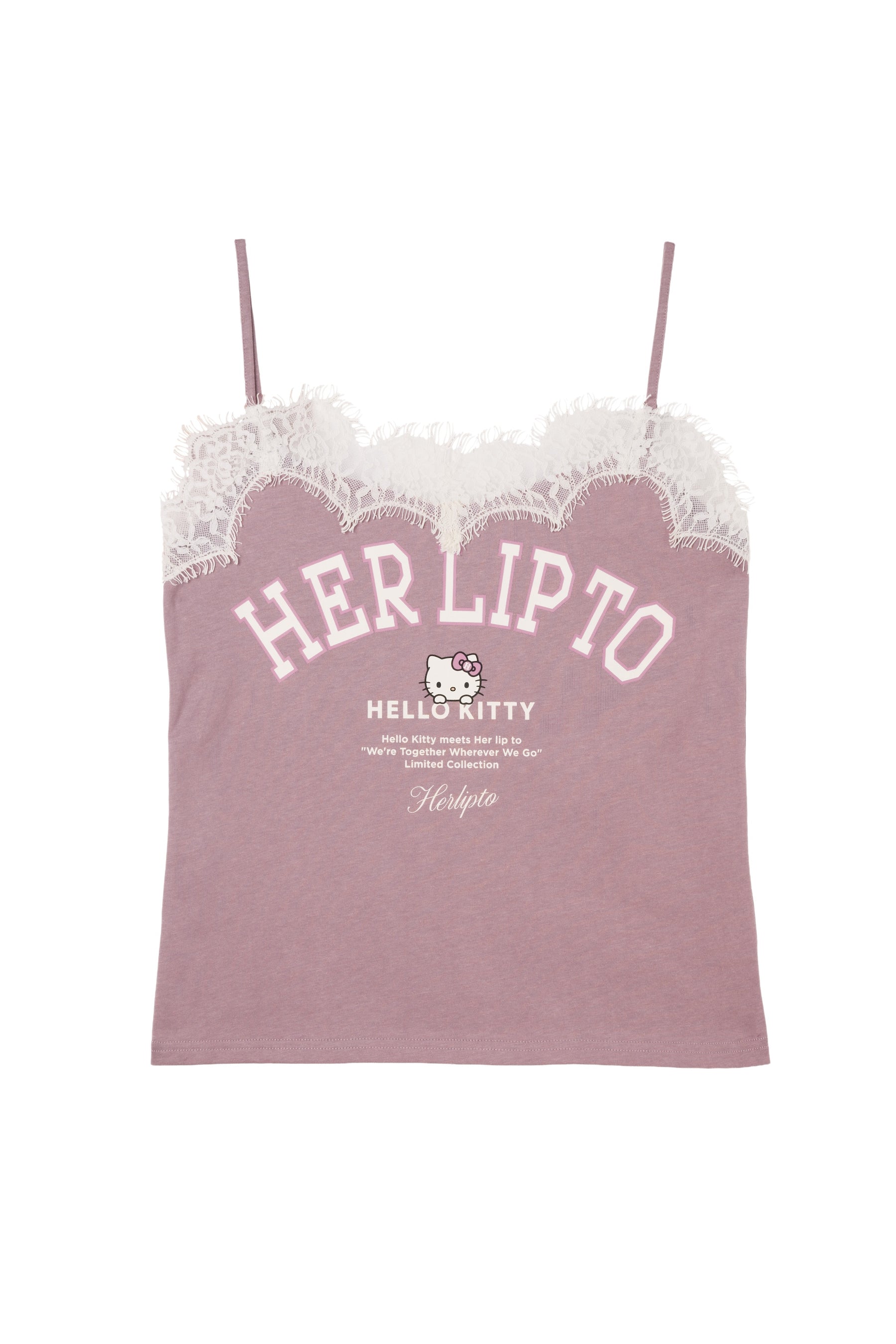 HLT x Hello Kitty Lace-Trim Camisole