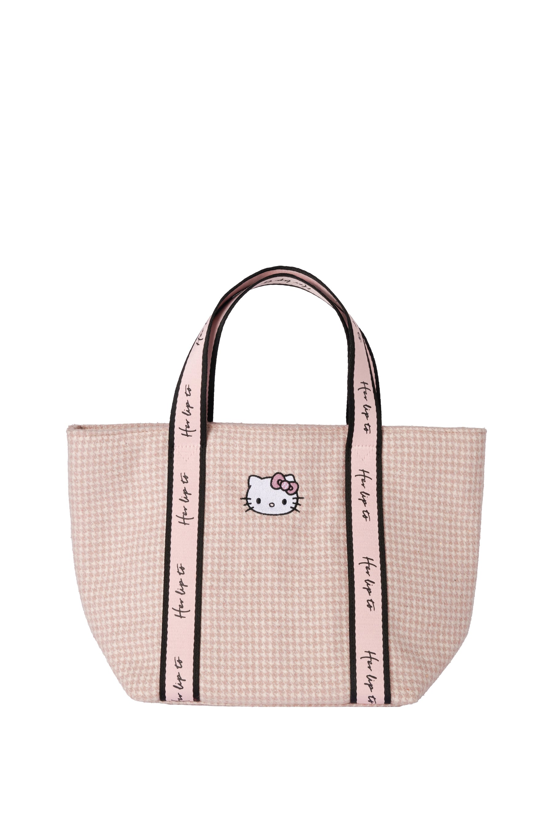 HLT x Hello Kitty Tweed Tote Bag
