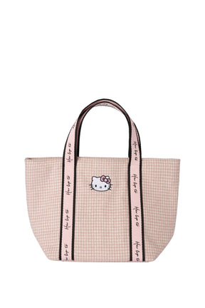 HLT x Hello Kitty Tweed Tote Bag