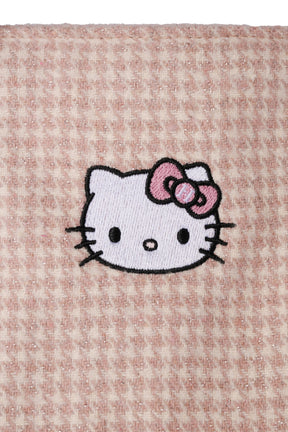 HLT x Hello Kitty Tweed Tote Bag