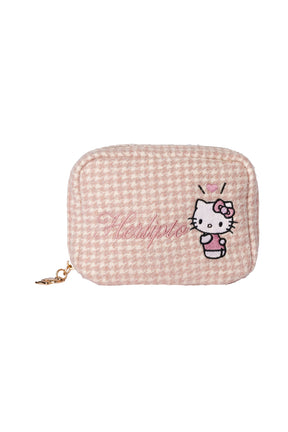 HLT x Hello Kitty Tweed Mini Pouch