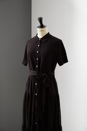 【8月中旬発送】Romane Tiered Knit Dress