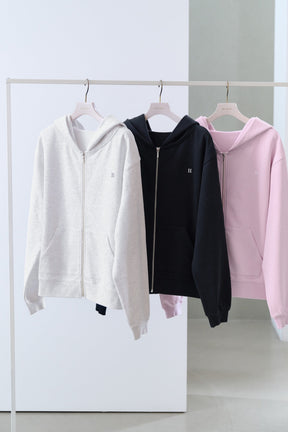 【10月下旬発送】【black】Flight Mode Boyfriend Zip Hoodie