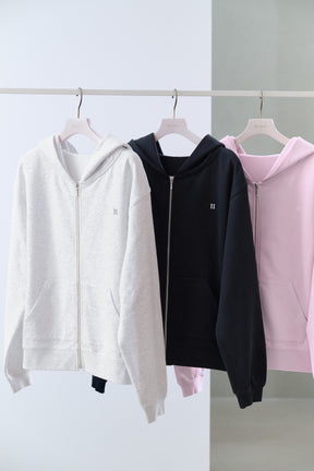 【10月下旬発送】【black】Flight Mode Boyfriend Zip Hoodie