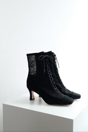 [Shipping in late August] Lace Ankle Boots
