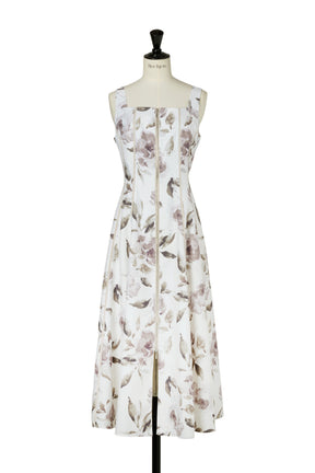 Noemie Floral Zip-Up Dress