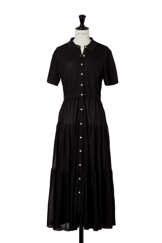 【8月中旬発送】Romane Tiered Knit Dress