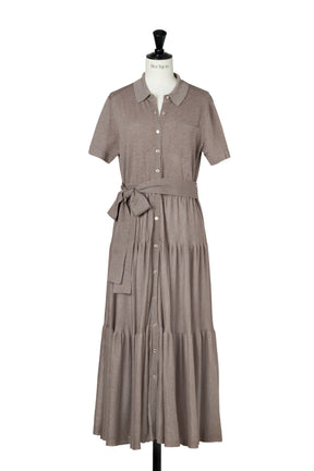 【8月中旬発送】Romane Tiered Knit Dress