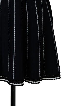 Striped Jacquard Knit Dress