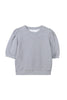 H Logo Puff-Sleeve Sweatshirt