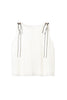 Pleated Chiffon Ribbon Top