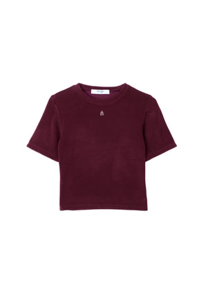【新色】Trois Logo Ribbed Tee