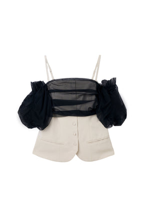 Sheer Off-the-Shoulder Top