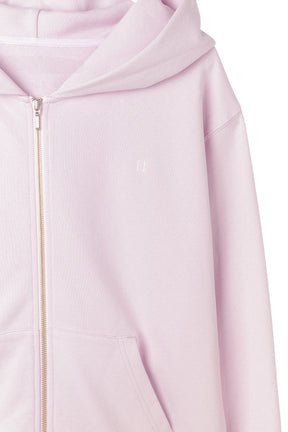 【light gray / pink】Flight Mode Boyfriend Zip Hoodie