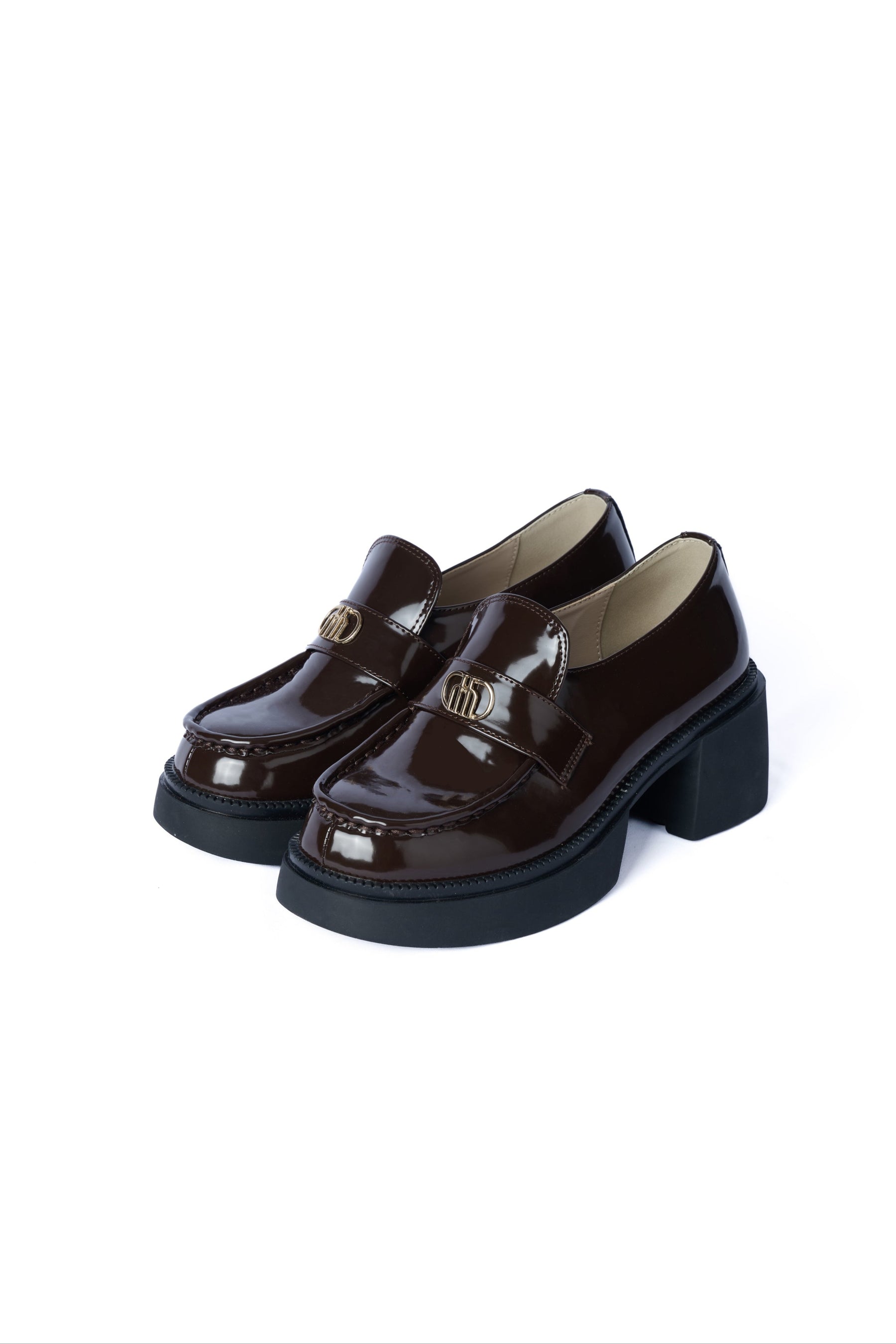 靴 herlipto Trois Logo Loafers 新色】Trois Logo Loafers