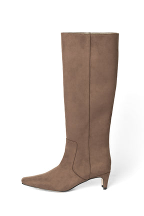 【9月下旬発送】Faux Suede Long Boots