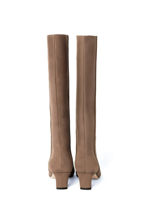 【9月下旬発送】Faux Suede Long Boots