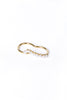 [Shipping in mid-August] Two-Finger Pearl Ring