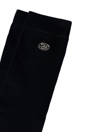 Logo Embroidered Long Socks