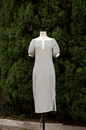 Saint-Tropez Striped Long Dress herlipto