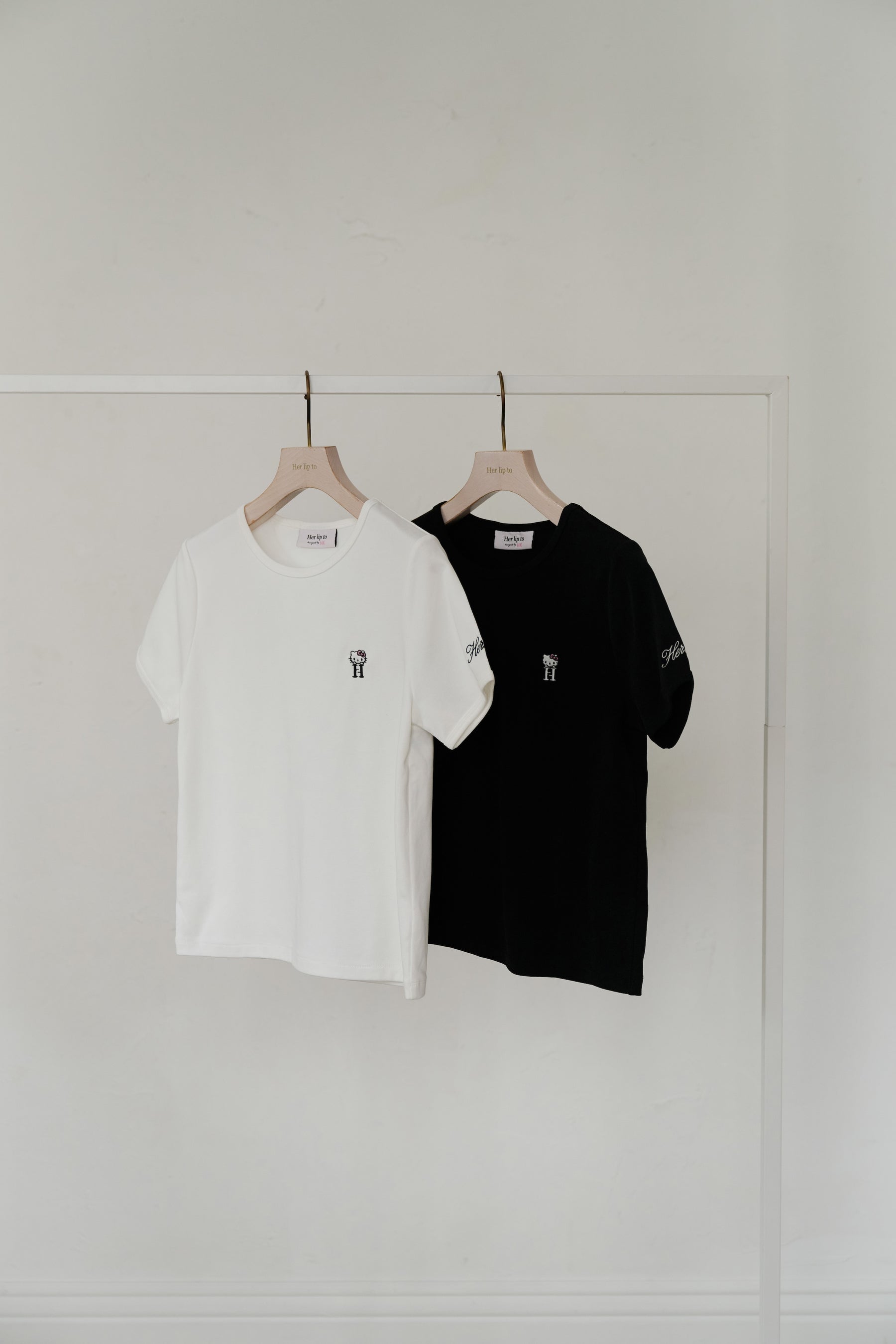 HLT x Hello Kitty Embroidered Tee