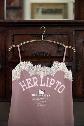 HLT x Hello Kitty Lace-Trim Camisole