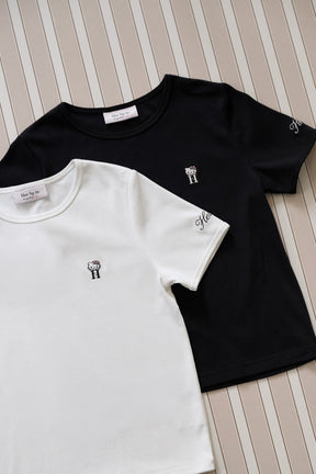 HLT x Hello Kitty Embroidered Tee