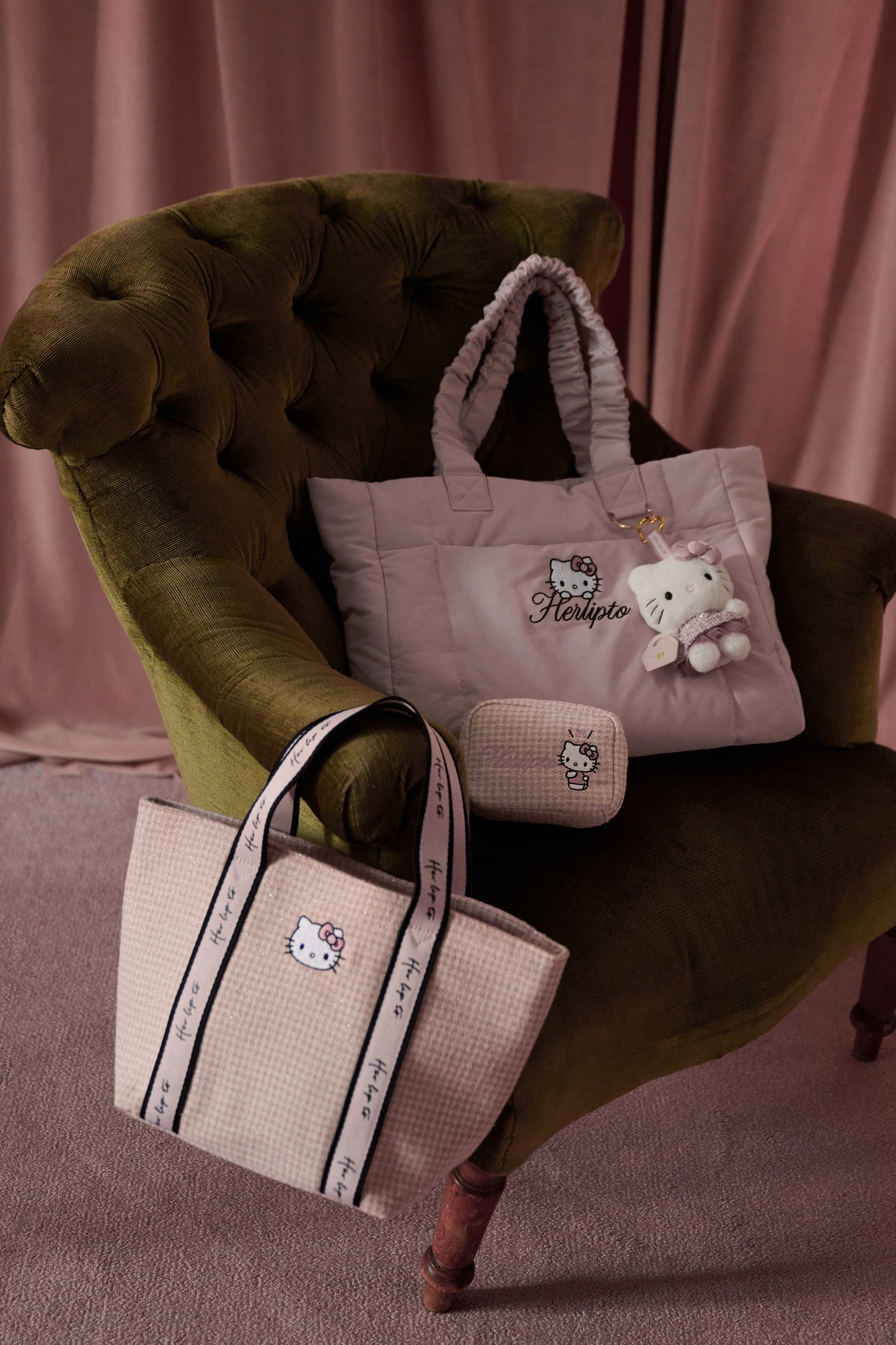 HLT x Hello Kitty Puffer Tote Bag
