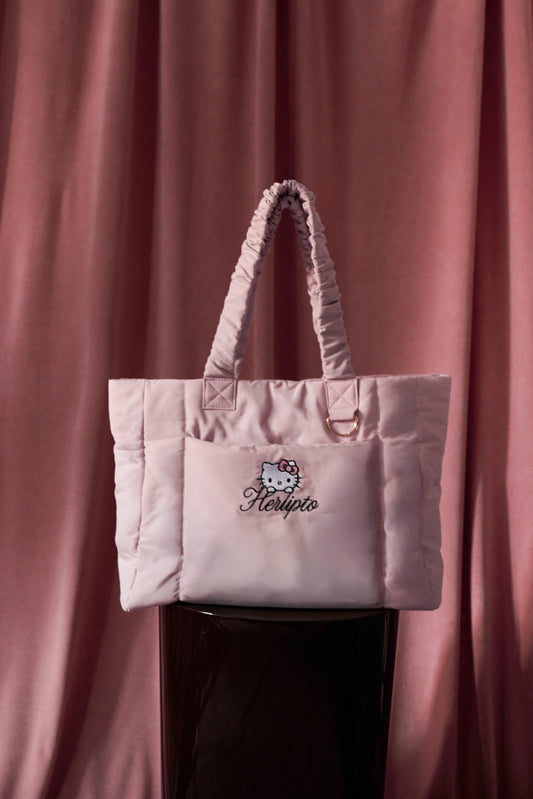 HLT x Hello Kitty Puffer Tote Bag