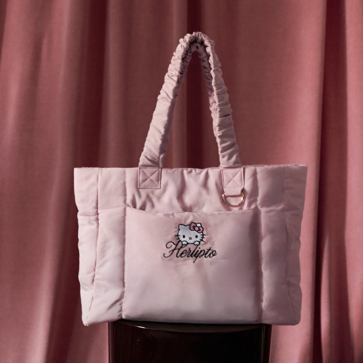 HLT x Hello Kitty Puffer Tote Bag
